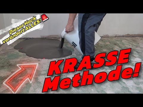 In 3 Schritten zum ebenen Boden – unglaublich einfach!