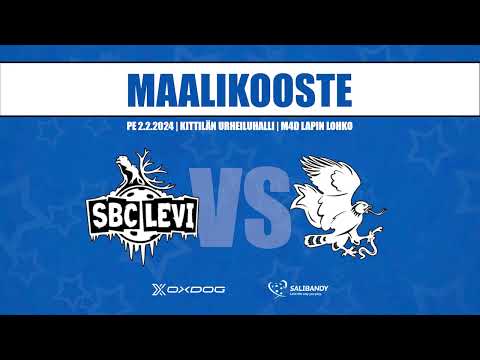 Maalikooste: SBC Levi - Ylläksen Nousu 6-4 | Urheiluhalli, Kittilä 2.2.2024