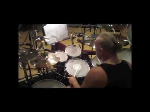 MIke Terrana gets Warmed Up  / Tarja Recording Session Buenos Aries 2012
