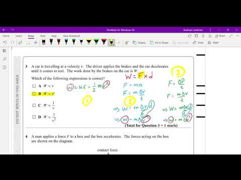 Unit 1: Mechanics and Materials (WPH11/01) SAM Q1-5 - AS Level Physics