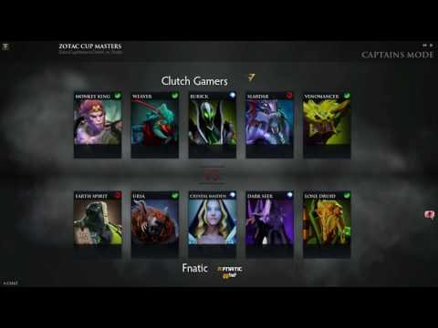 Fnatic vs Clutch Gamers ZOTAC Cup Masters Game 1