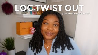 loc twist out & yap ♡