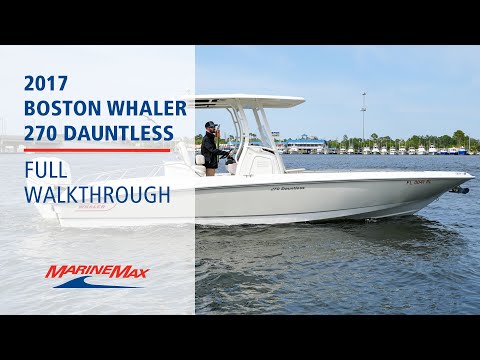 Boston Whaler 270 Dauntless video