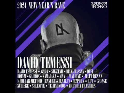 David Temessi @ Supernova Techno 2024 New Years Rave BOK Arena