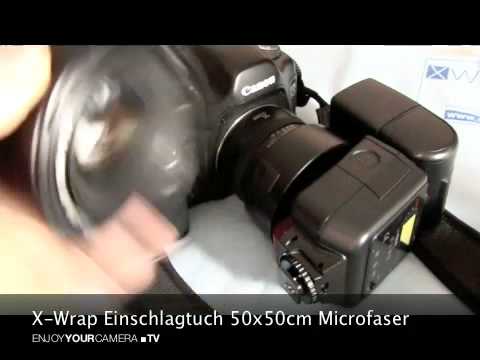 X-Wrap Einschlagtuch 50x50cm Microfaser - by enjoyyourcamera.com