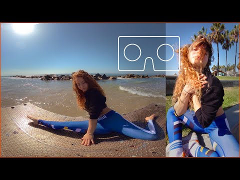 VR 180 3D Breakdancer Gulay Venice Beach Part 2
