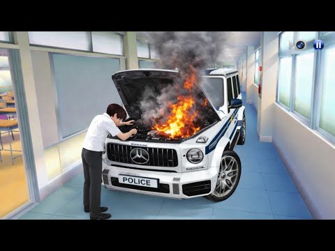 3D Driving Class Police Car Engine Fire Emergency Mission Gameplay | GaMiNg WiTh CaR