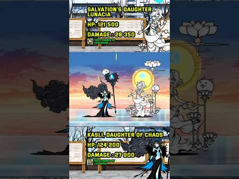 The Battle Cats : Dasli vs Luna lv50 #shotrs #thebattlecats #bcu
