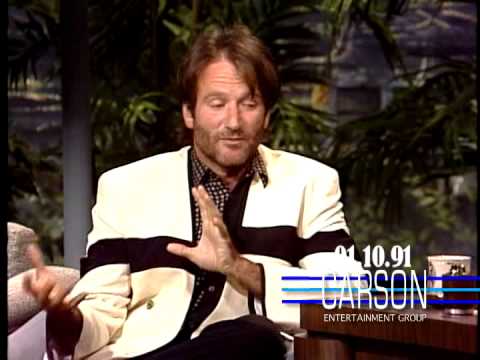 Funny Robin Williams Describes Working with Serious Robert DeNiro, 1991
