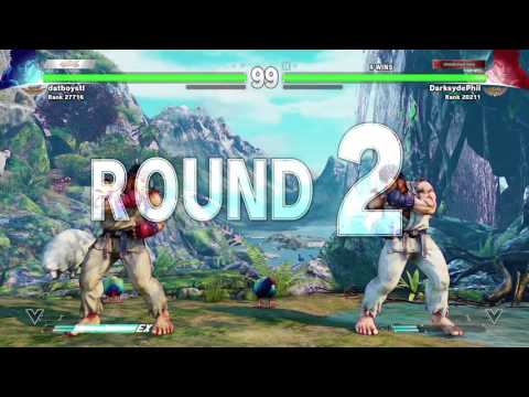 Street Fighter V Online MP March 1, 2016 pt1 - Ryu Mirror