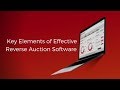 Key Elements of Effective Reverse Auction Software