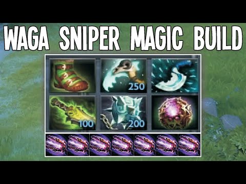 Magic Build Sniper Crazy Meta By Waga 20 Kills | Dota 2 Pro Gameplay