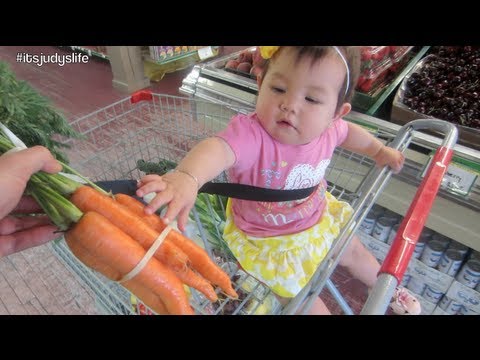 Grocery Shopping with Daddy! - August 05, 2013 - itsJudysLife Vlog