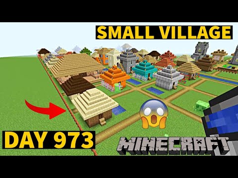 HU Smart Gamer - I build Small Village in Minecraft Creative mode 2023 Day 973