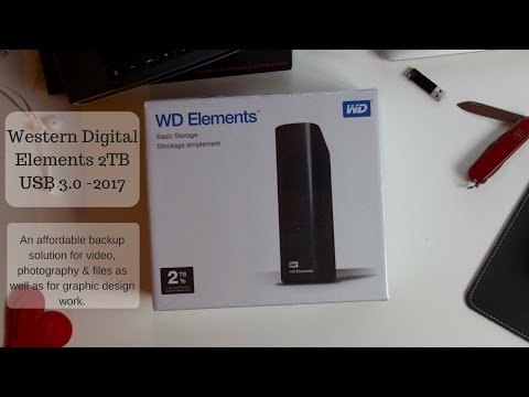 Western Digital Elements Desktop Hard Drive 2017