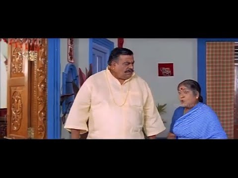 ನಿನ್ನ ಮಗ ನನ್ನೇ ಮದುವೆ ಆಗ್ತಾನಂತೆ | Jaggesh | Doddanna | Rama Krishna Kannada Movie Comedy Scene