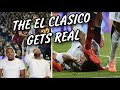 Dunson brothers react to....The Dirty Side of El Clasico - Fights, Fouls, Dives & Red Cards (WAR!!)