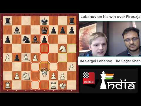 Sergei Lobanov tricks the Iranian super talent Alireza Firouzja