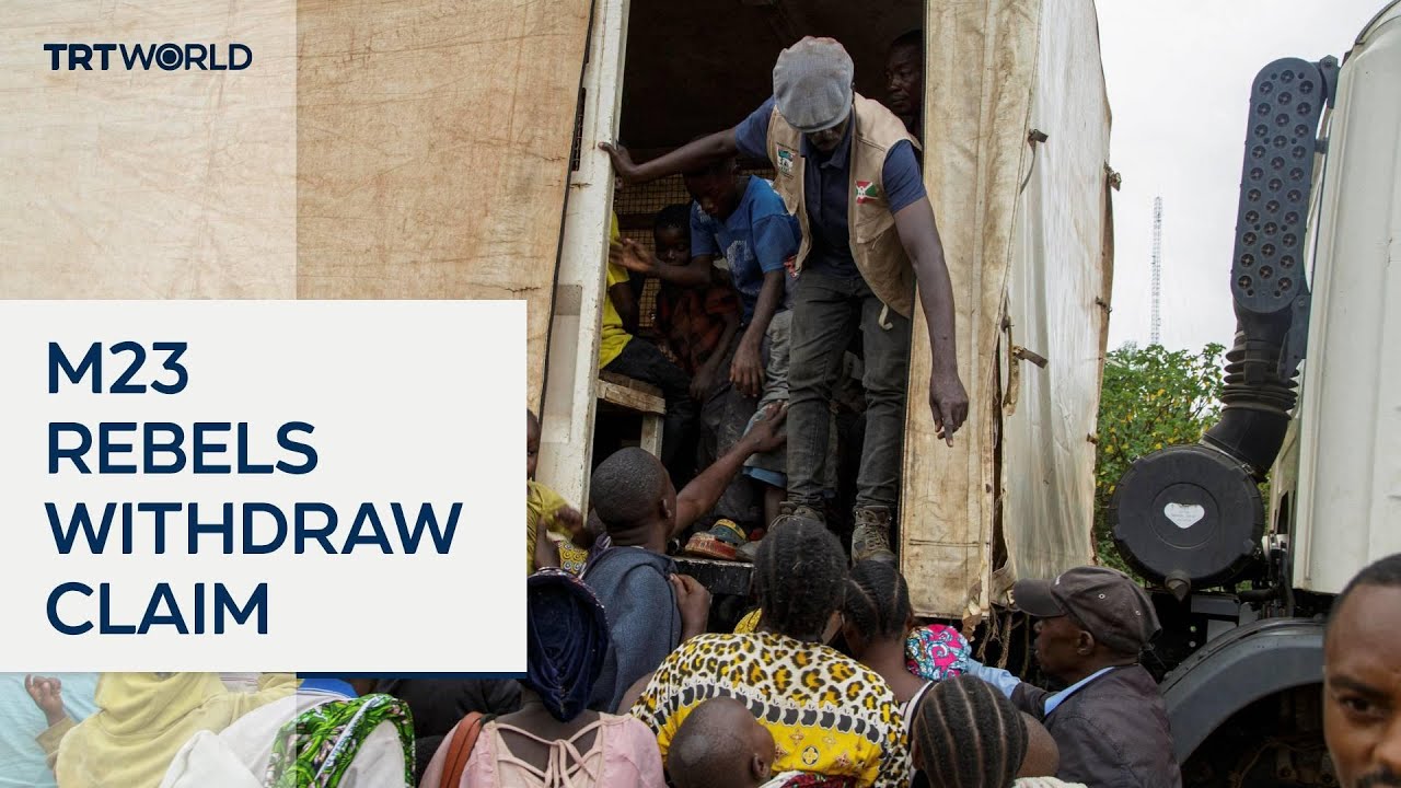 M23 armed group says it will withdraw from Uvira in eastern DRC