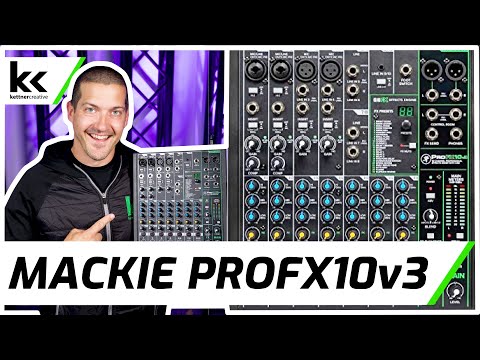 Mackie ProFX10v3 10-Channel Professional Effects Mixer with USB image 6