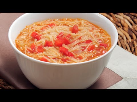Pasta Sopa de frijol con fideo En Vivo