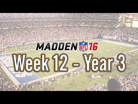 Madden 16 Chargers Connected Franchise Year 3 - Week 12 @ Broncos - EP32