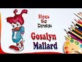 How To Draw Gosalyn Mallard Easy Drawing