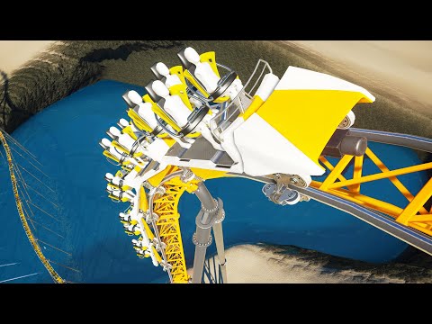 I built an incredibly weird rollercoaster that goes boom...