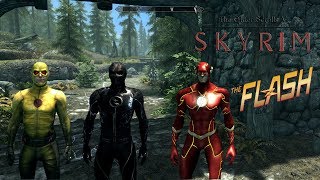 Skyrim Remastered (Mod Showcase) The Flash and Friends