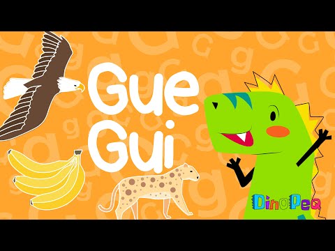 Gue Gui | Sílabas | Vocabulario para niños | 🦖 DinoPeq