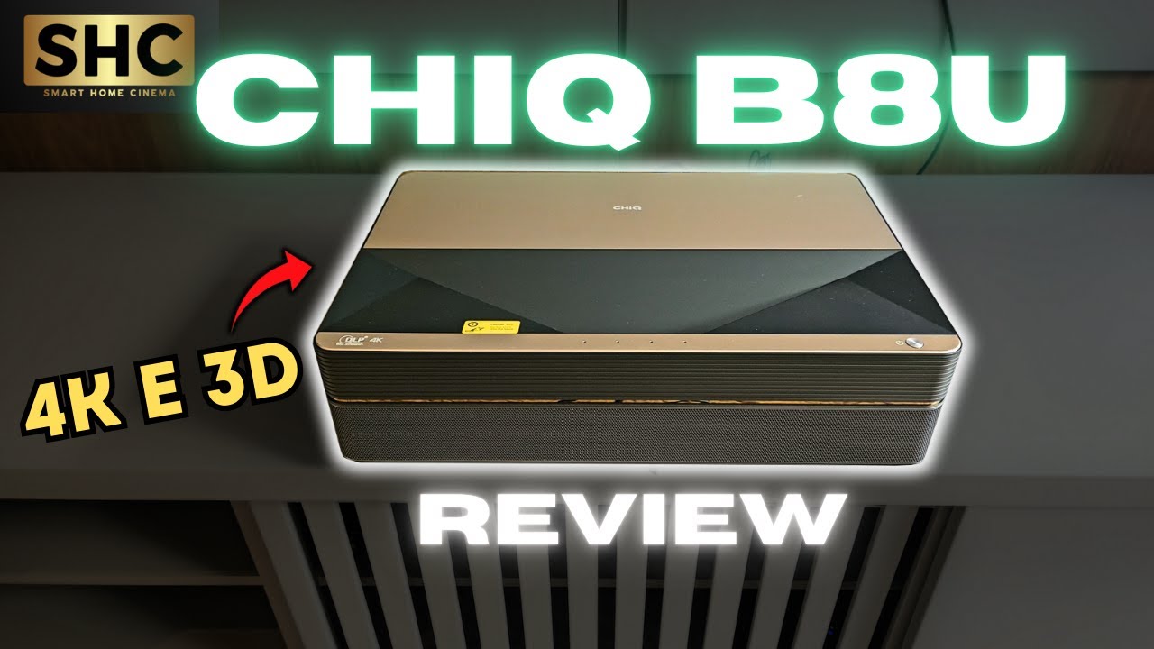 Projetor CHIQ B8U 🔥 IMPECÁVEL UST (Ultra Curta Distância)