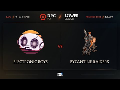 Electronic Boys vs Byzantine Raiders, Dota Pro Circuit 2021: S1 - NA, bo3, game 2 [Inmate & Lazar']