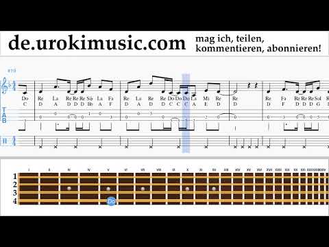 Mandoline Tutorial Axel F - Crazy Frog Noten Lernen um-i995