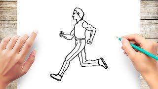 How to Draw A Person Running
