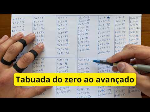 TABUADA para MEDICINA e ENEM (método incrível)