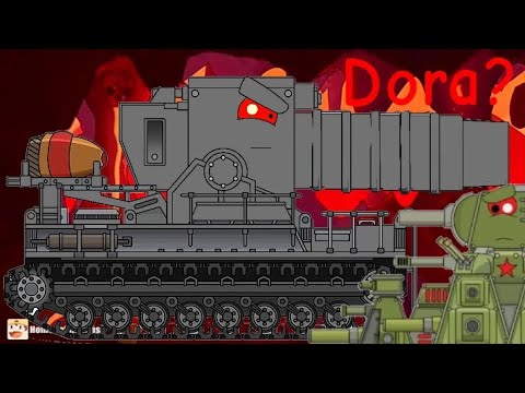 Dora vs kv 44 - cartoon about tanks flipaclip
