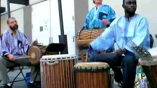 Thione Diop performs Tama Djembe at Seattle World