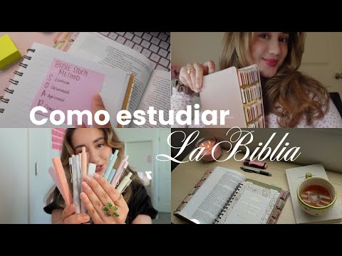 Como estudiar la biblia: journal, método SOAP + herramientas
