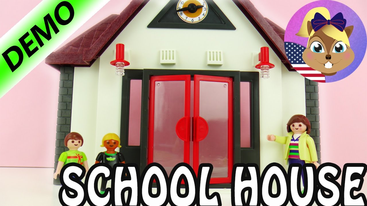 PLAYMOBIL CITY LIFE | Building a School | School House Construction 6866 | Demo
