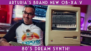 Video thumbnail for Arturia OB-Xa V Virtual Instrument! Oberheim's 80's Dream Synth by Jef Gibbons