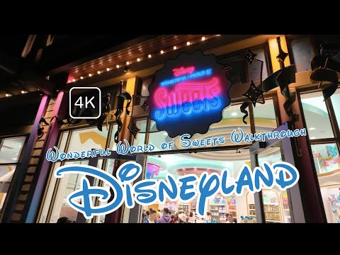 Disney’s Wonderful World of Sweets Walkthrough | #DowntownDisney Treats | 4K