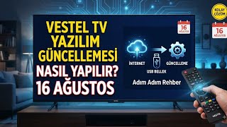 Vestel TV Türksat Kanal Güncelleme ve TKGS Kurulumu (Ağustos 2026)