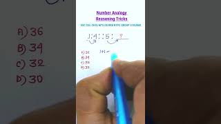 Analogy रीज़निंग | Number Analogy | Reasoning Classes for SSC CGL GD Exam| Missing Number|