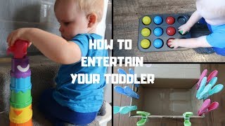 HOW TO ENTERTAIN A TODDLER OR BABY | INDOOR ACTIVITIES | ELLIE POLLY