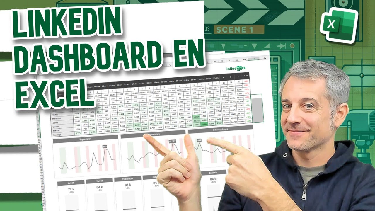 Monta en Excel tu dashboard personal de LinkedIn