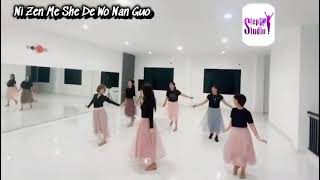 Download lagu Ni Zen Me She De Wo Nan  Guo Line Dance By STEP UP STUDIO mp3