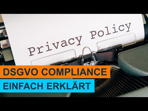 DSGVO Compliance | Lernvideo | Einfach erklärt!