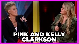P!NK &amp; Kelly Clarkson Performs &#39;Please Don&#39;t Leave Me&#39; And &#39;What About Us&#39; And Talk About Songs
