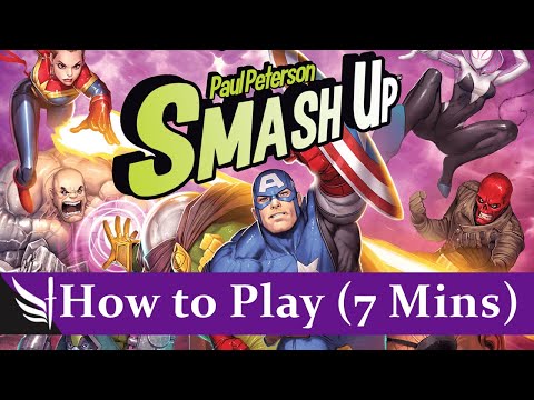 How to play Smash Up: Marvel (7 mins)