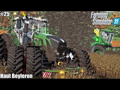 CHOPPING SORGHO in the MUD and Selling SILAGE│Haut Beyleron│FS 22│25